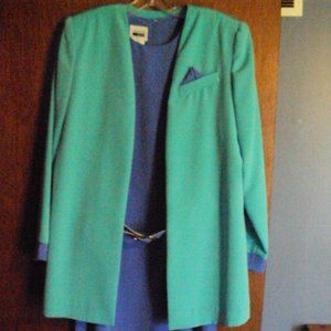 Dress, jacket & belt Size 10